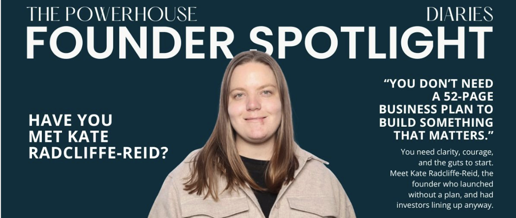 The Powerhouse Diaries founder spotlight on Kate Radcliffe-Reid